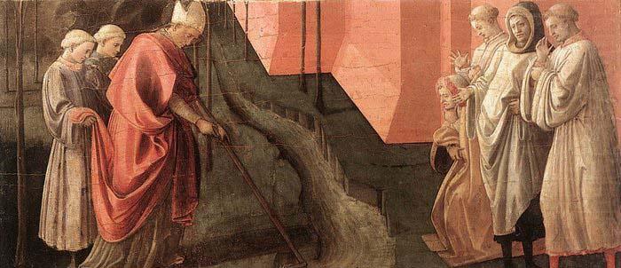 Fra Filippo Lippi St Fredianus Diverts the River Serchio china oil painting image